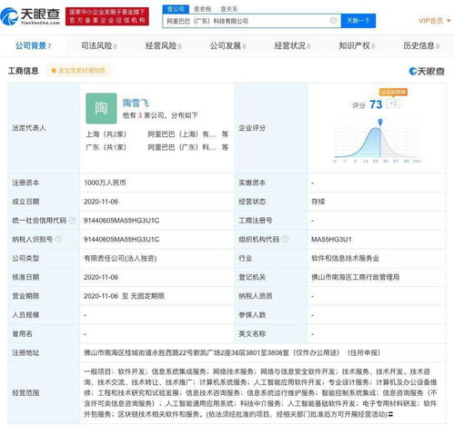 阿里巴巴在廣東成立新公司，拓展區塊鏈與軟件服務